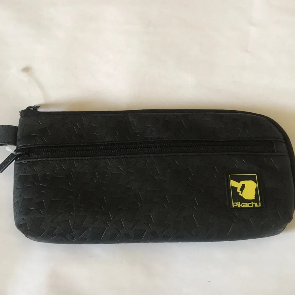 Pikachu Hori- black Nitento Switch Video game Travel case.